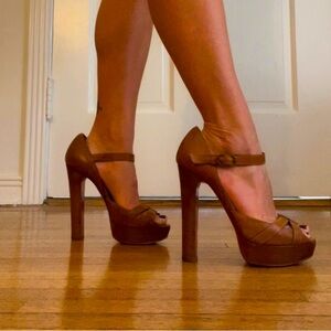 Christian Louboutin heeled platform sandals